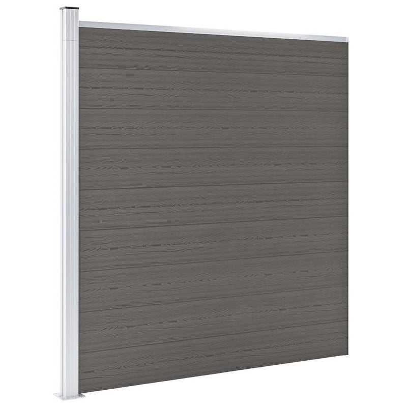 Load image into Gallery viewer, Vidaxl schutting 175x186 cm hkc grijs