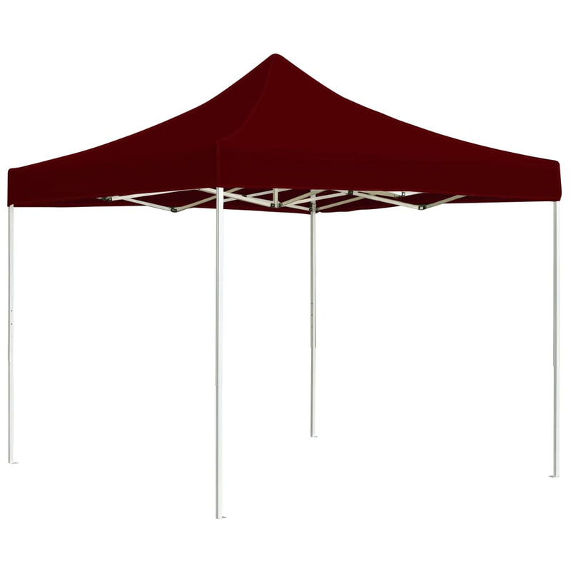 Load image into Gallery viewer, Vidaxl partytent professioneel inklapbaar 2x2 m aluminium bordeauxrood