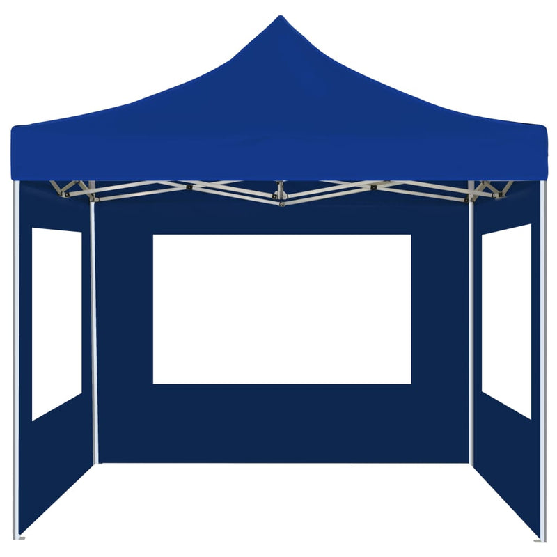 Load image into Gallery viewer, Vidaxl partytent inklapbaar met wanden 2x2 m aluminium blauw