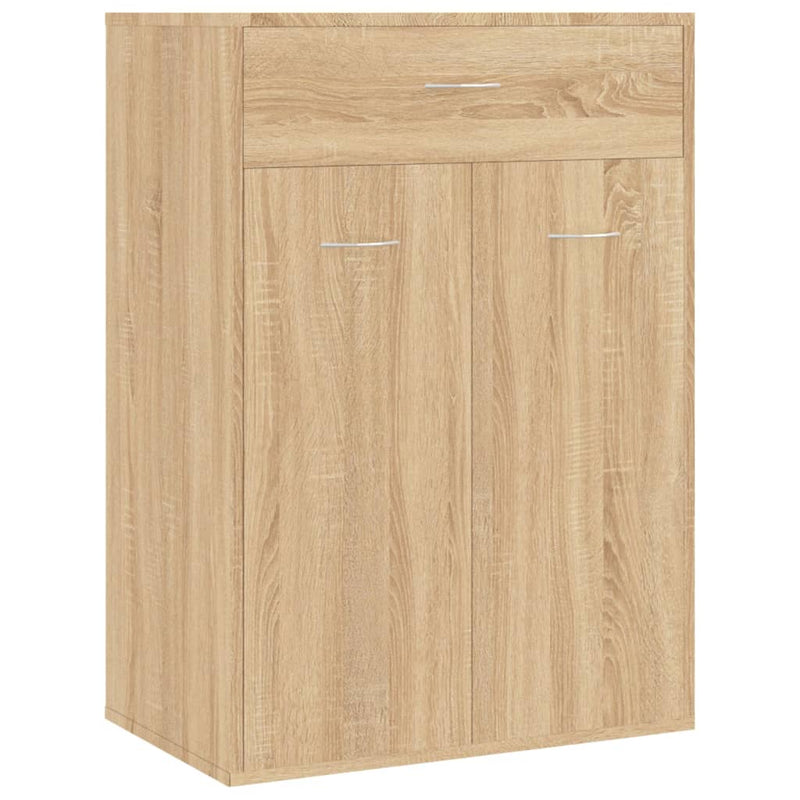 Load image into Gallery viewer, Vidaxl schoenenkast 60x35x84 cm bewerkt hout sonoma eikenkleurig