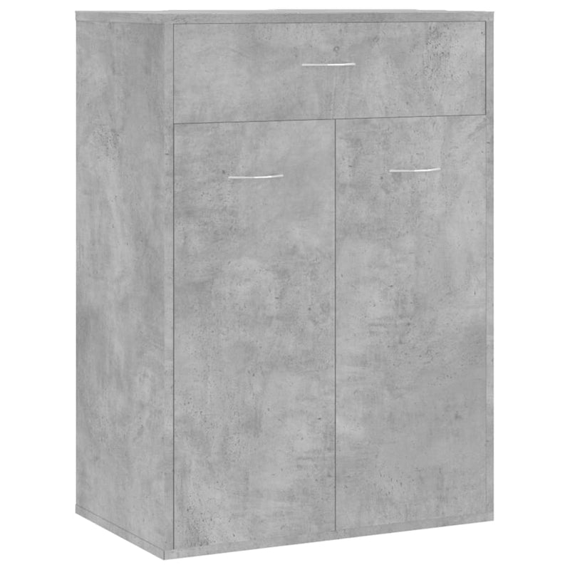 Load image into Gallery viewer, Vidaxl schoenenkast 60x35x84 cm bewerkt hout betongrijs