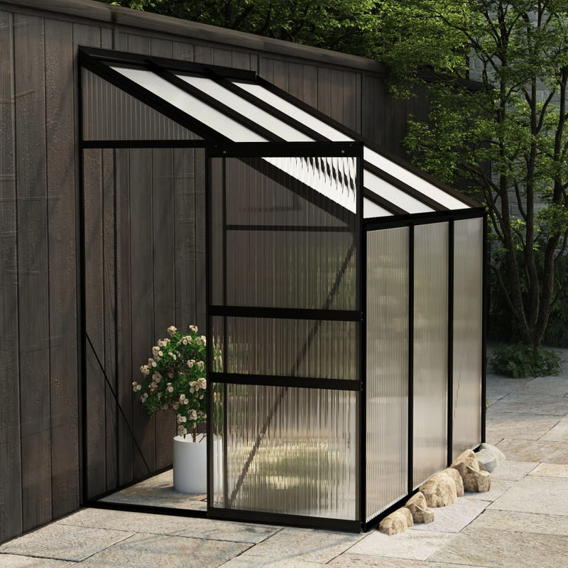 Load image into Gallery viewer, VidaXL Broeikas 3,8 m³ aluminium antracietkleurig