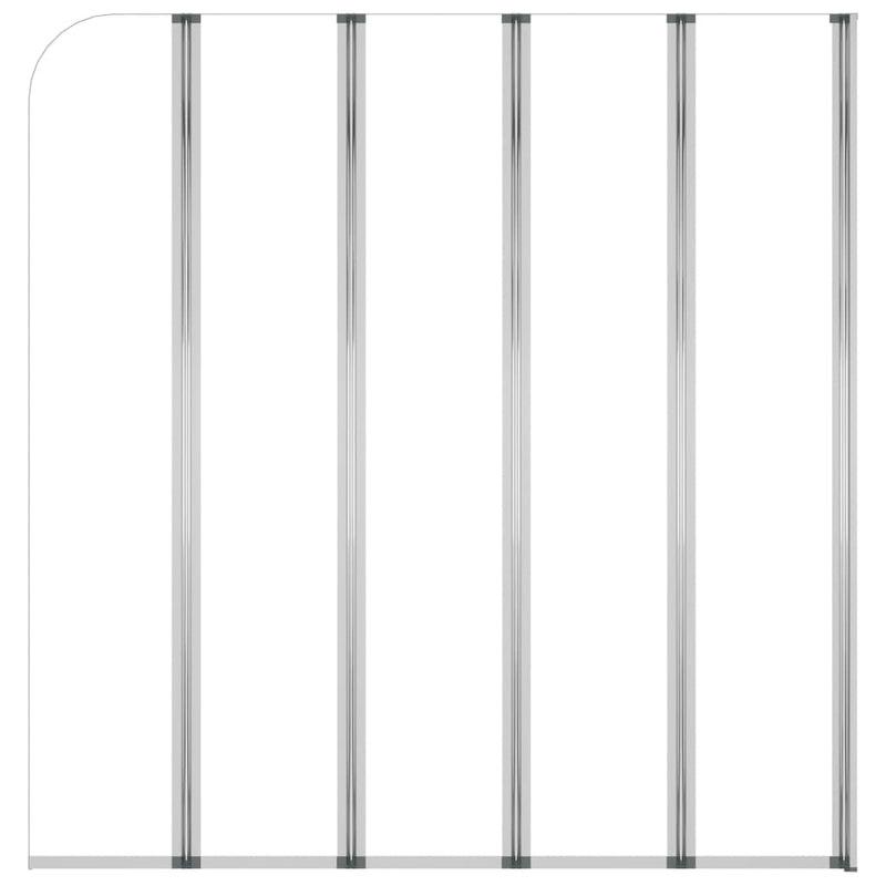 Load image into Gallery viewer, Vidaxl badwand 120x140 cm gehard glas transparant