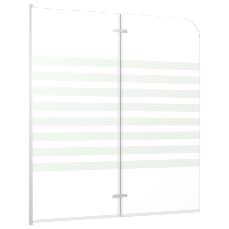 Load image into Gallery viewer, Vidaxl badwand gestreept 120x140 cm gehard glas