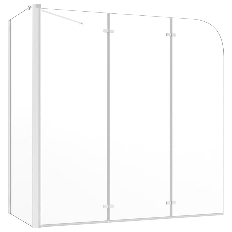 Load image into Gallery viewer, Vidaxl badwand 120x69x130 cm gehard glas transparant