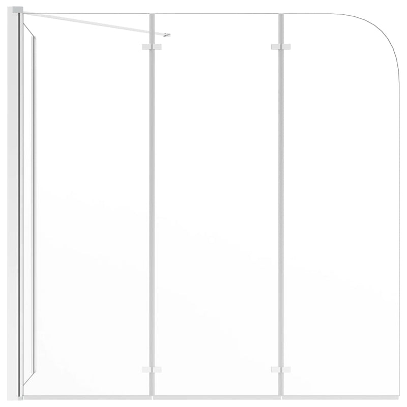 Load image into Gallery viewer, Vidaxl badwand 120x69x130 cm gehard glas transparant