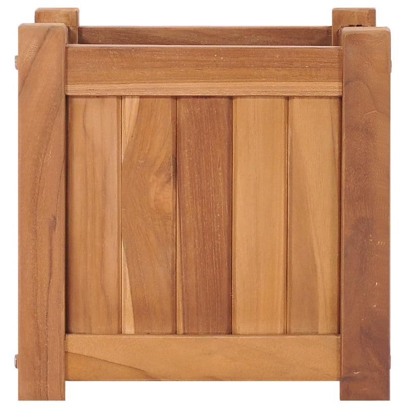Load image into Gallery viewer, Vidaxl plantenbak verhoogd 30x30x30 cm massief teakhout