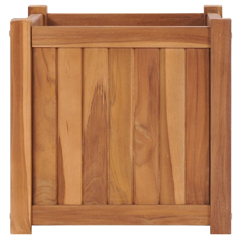 Load image into Gallery viewer, Vidaxl plantenbak verhoogd 40x40x40 cm massief teakhout