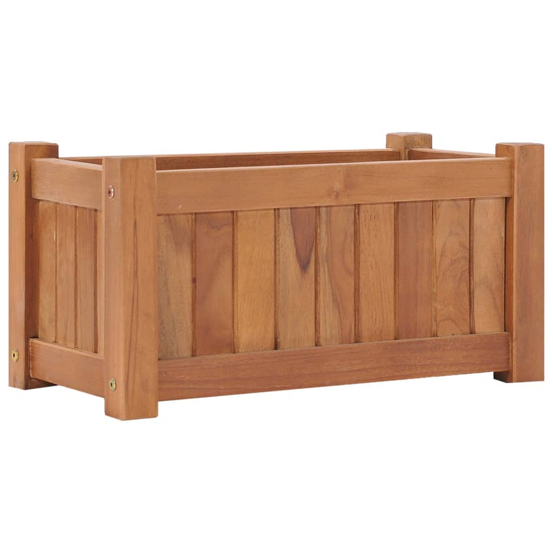 Load image into Gallery viewer, Vidaxl plantenbak verhoogd 50x25x25 cm massief teakhout