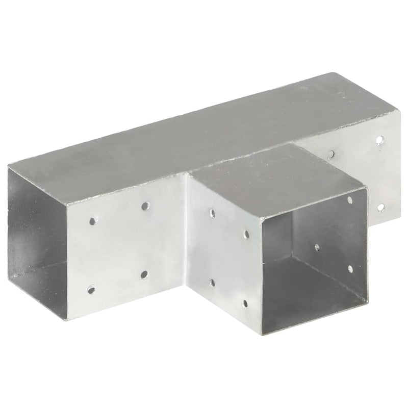 Chargez l'image dans la visionneuse de la galerie, Vidaxl paalverbinding t-vorm 91x91 mm gegalvaniseerd metaal