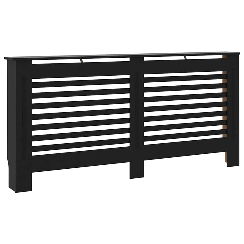 Load image into Gallery viewer, Vidaxl radiatorombouw 172x19x81,5 cm mdf zwart