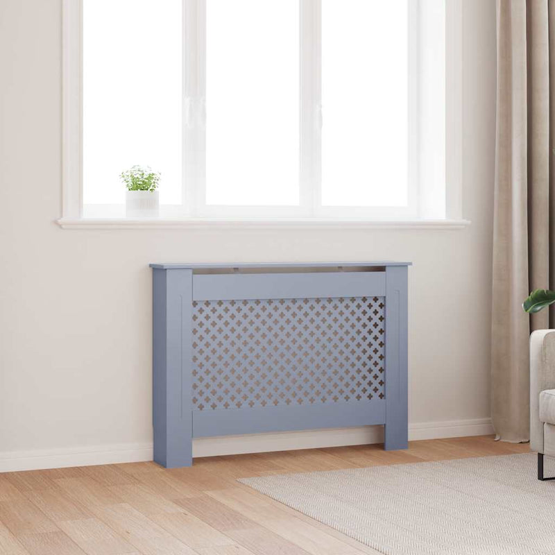 Load image into Gallery viewer, Vidaxl radiatorombouw 112x19x81,5 cm mdf antraciet