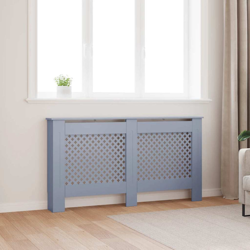 Load image into Gallery viewer, Vidaxl radiatorombouw 152x19x81,5 cm mdf antraciet