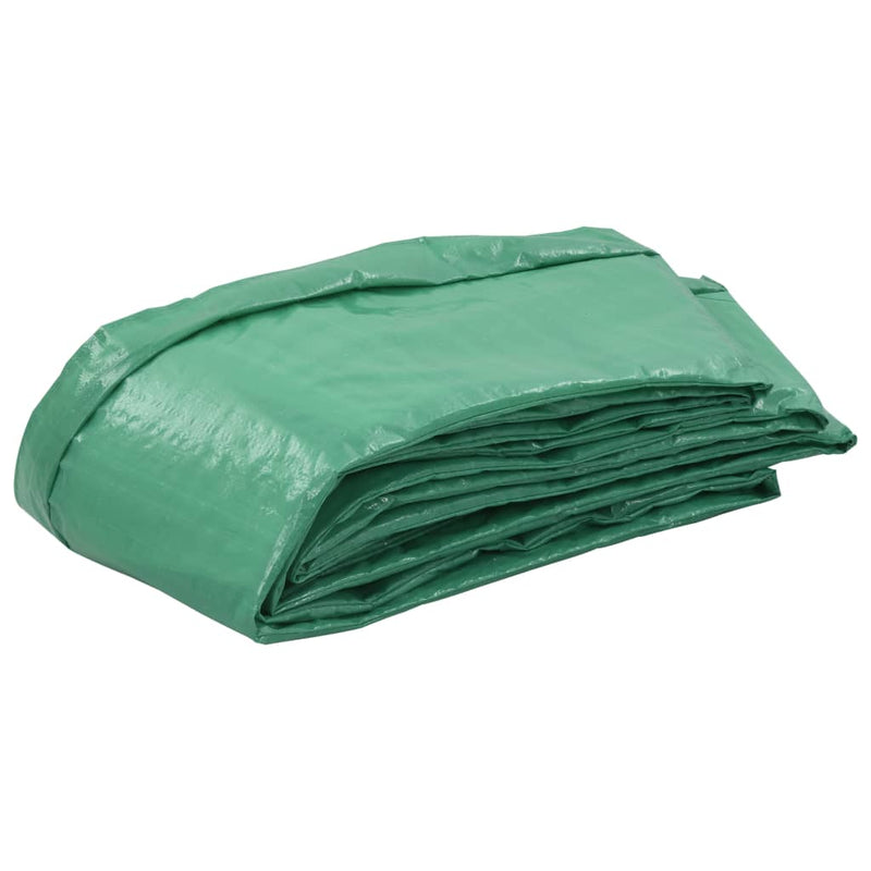 Load image into Gallery viewer, Vidaxl veiligheidsmat voor 3,66 m ronde trampoline pe groen