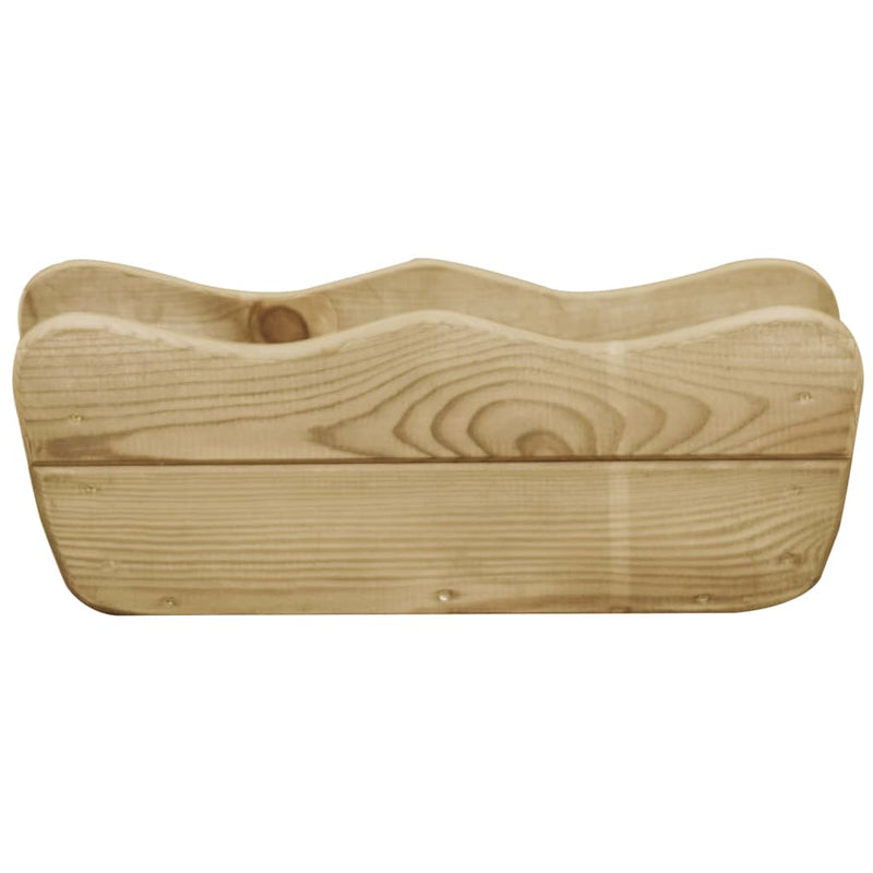 Load image into Gallery viewer, VidaXL Plantenbak verhoogd 50x18x18 cm geïmpregneerd grenenhout