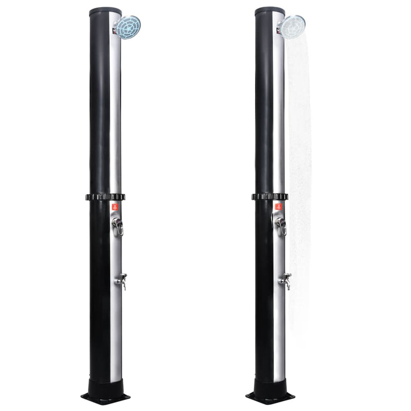 Load image into Gallery viewer, Vidaxl buitendouche solar met douchekop en kraan 40 l