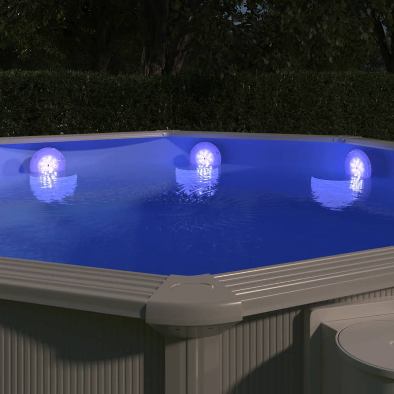 Load image into Gallery viewer, Vidaxl zwembadlamp dompelbaar drijvend led met afstandsbediening wit