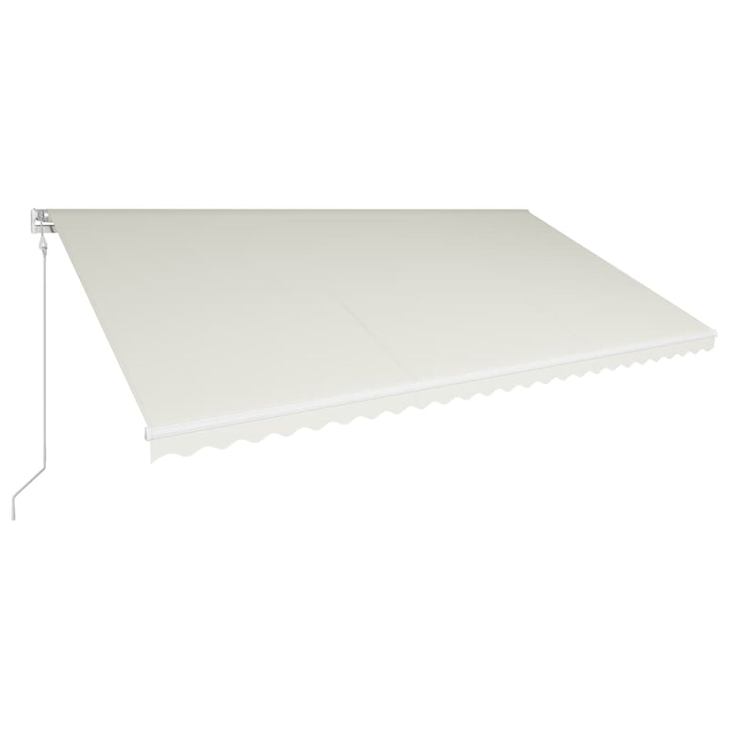 Load image into Gallery viewer, VidaXL Luifel automatisch uittrekbaar 600x300 cm crème