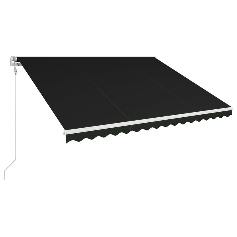 Load image into Gallery viewer, VidaXL Luifel automatisch uittrekbaar 450x300 cm antraciet