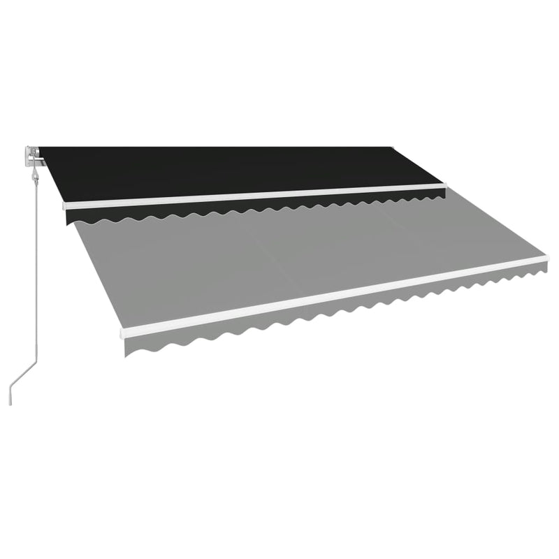 Load image into Gallery viewer, VidaXL Luifel automatisch uittrekbaar 500x300 cm antraciet