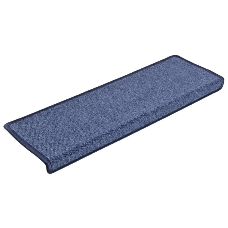 Load image into Gallery viewer, Vidaxl trapmatten 15 st 65x21x4 cm blauw rechthoekige rand