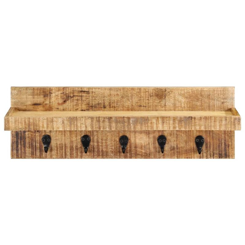 Load image into Gallery viewer, Vidaxl wandkapstok 60x15x20 cm massief ruw mangohout