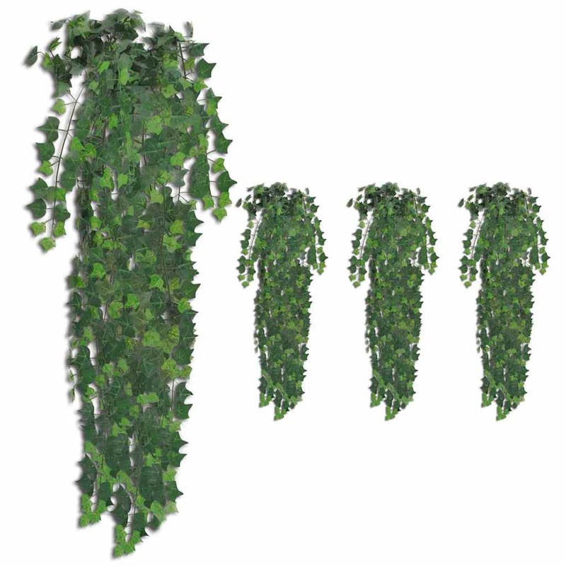 Load image into Gallery viewer, Vidaxl kunststruiken klimop 4 st 90 cm groen