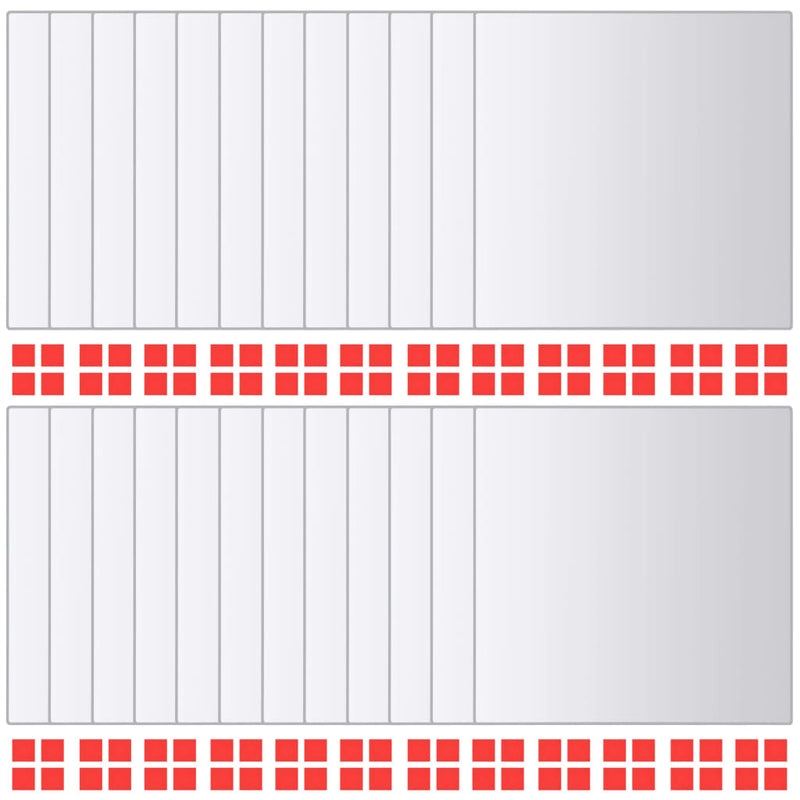 Load image into Gallery viewer, VidaXL 48 st Spiegeltegels vierkant glas