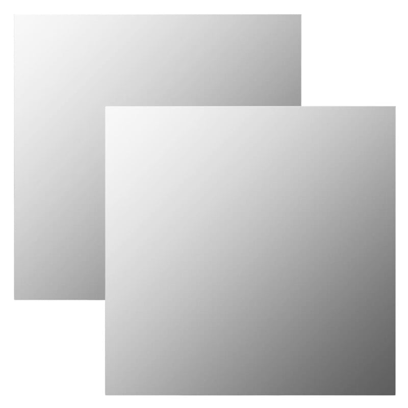 Load image into Gallery viewer, Vidaxl wandspiegels 2 st vierkant 60x60 cm glas