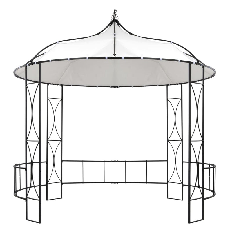 Load image into Gallery viewer, Vidaxl prieel rond 300x290 cm wit