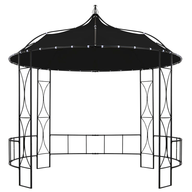 Load image into Gallery viewer, Vidaxl prieel rond 300x290 cm antraciet