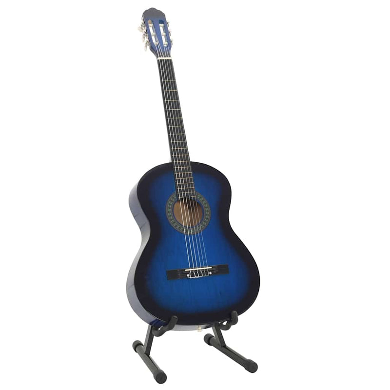 Load image into Gallery viewer, Vidaxl 12-delige gitaarset klassiek beginner 4 4 39 blauw