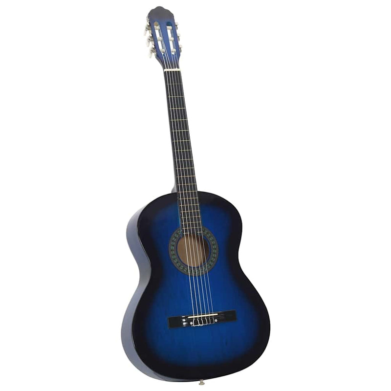 Load image into Gallery viewer, Vidaxl 12-delige gitaarset klassiek beginner 4 4 39 blauw
