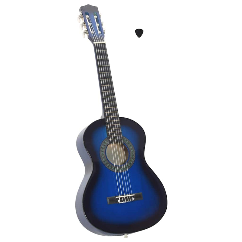 Load image into Gallery viewer, Vidaxl gitaar klassiek beginner en kinderen 1 2 34 blauw