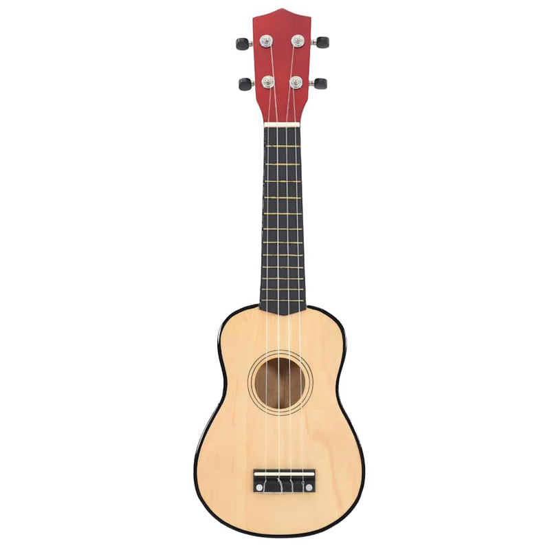 Afbeelding laden in galerijviewer, Vidaxl ukuleleset met tas voor kinderen sopraan 23'' lichthoutkleurig