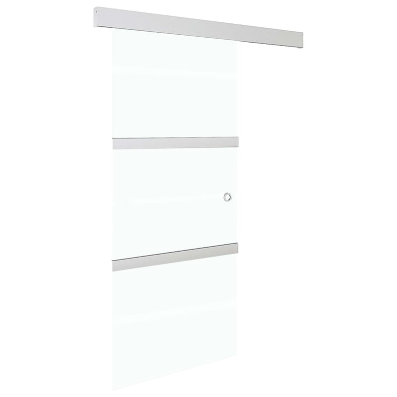 Load image into Gallery viewer, Vidaxl schuifdeur met zachte stops 76x205 cm esg-glas en aluminium