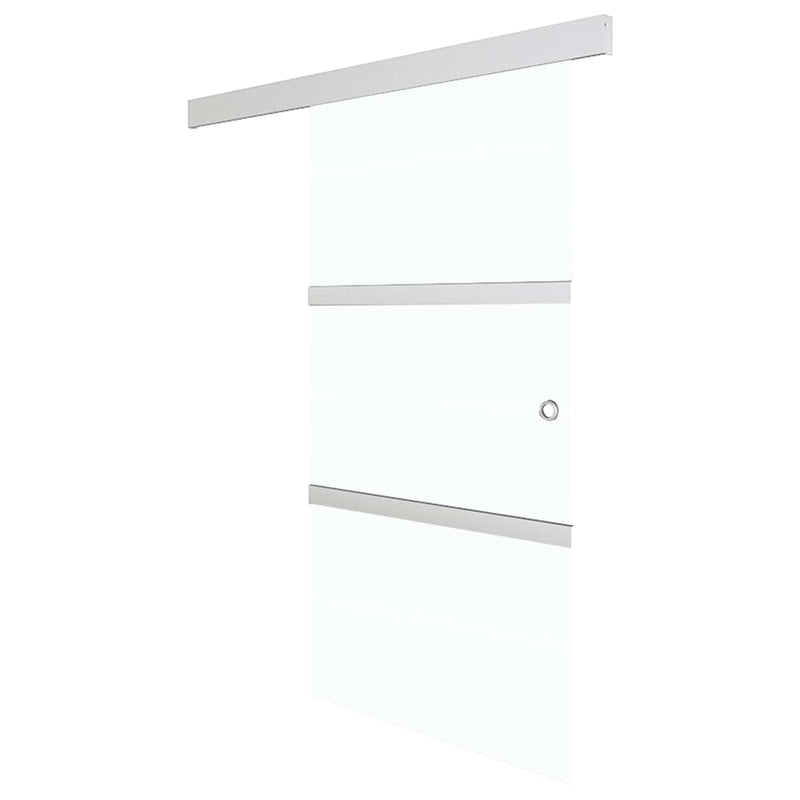 Load image into Gallery viewer, Vidaxl schuifdeur met zachte stops 76x205 cm esg-glas en aluminium