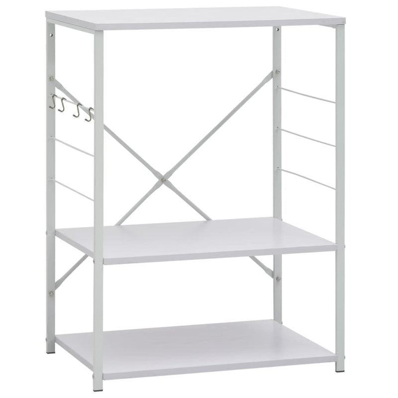 Load image into Gallery viewer, Vidaxl magnetronkast 60x39,6x79,5 cm bewerkt hout wit