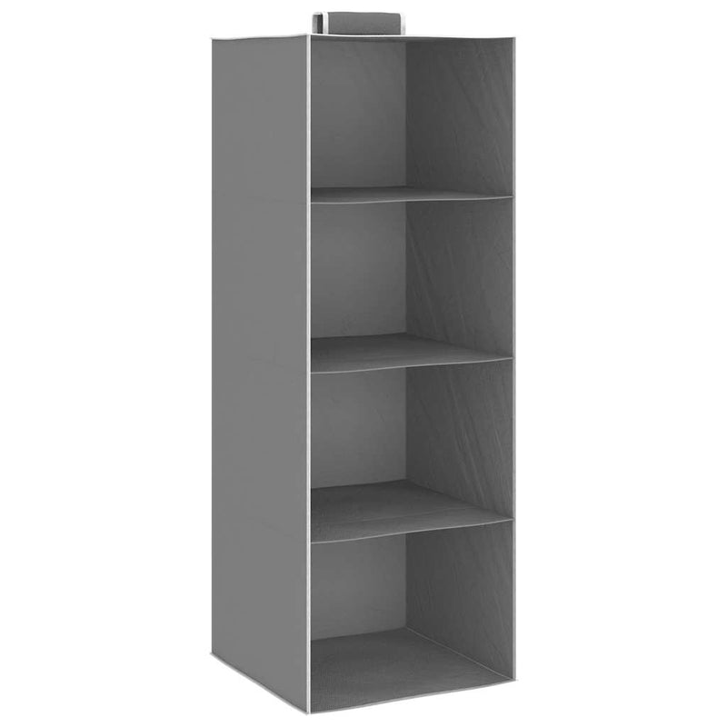 Load image into Gallery viewer, Vidaxl kledingorganisers hangend 2 st met 4 schappen stof