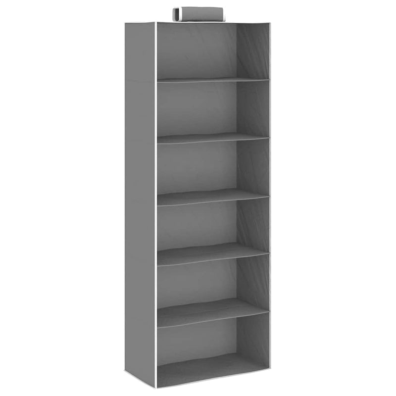 Afbeelding laden in galerijviewer, Vidaxl kledingorganisers hangend 2 st met 6 schappen stof
