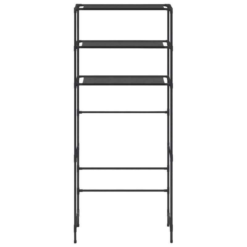 Load image into Gallery viewer, Vidaxl opbergrek voor boven wasmachine 3-laags 69x28x169 cm zwart