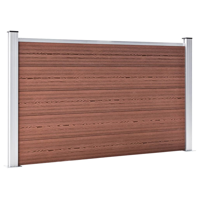 Load image into Gallery viewer, VidaXL Schutting 699x106 cm HKC bruin