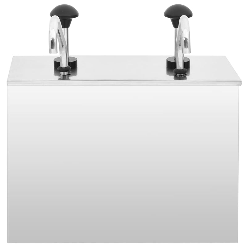 Load image into Gallery viewer, Vidaxl sausdispenser 2x3,5 l roestvrij staal