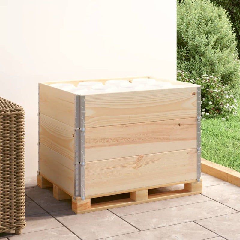 Load image into Gallery viewer, Vidaxl palletopzetranden 3 st 60x80 cm massief grenenhout