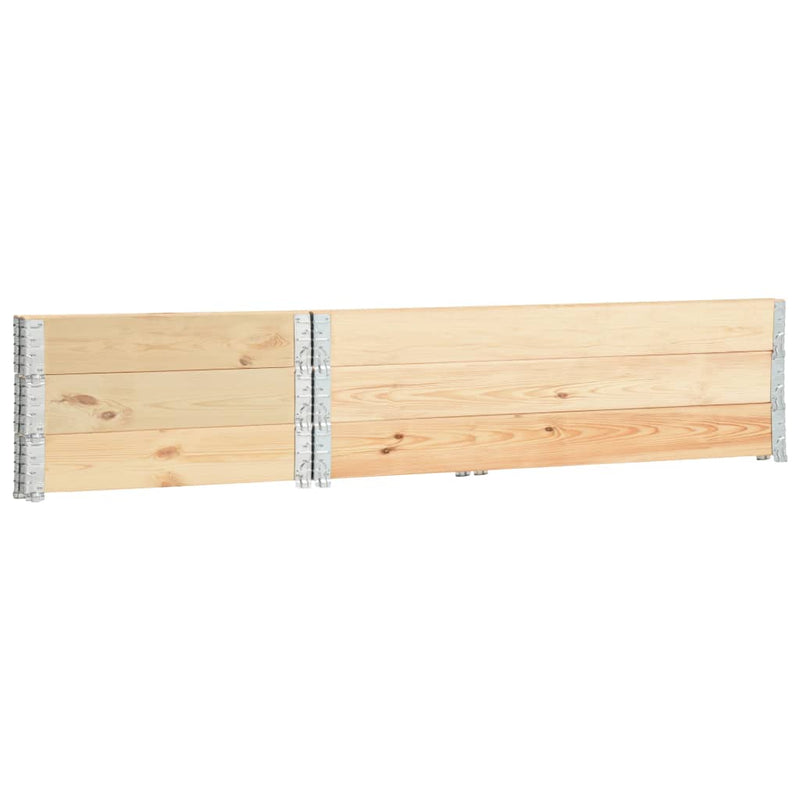 Load image into Gallery viewer, Vidaxl palletopzetrand 3 st 50x150 cm massief grenenhout