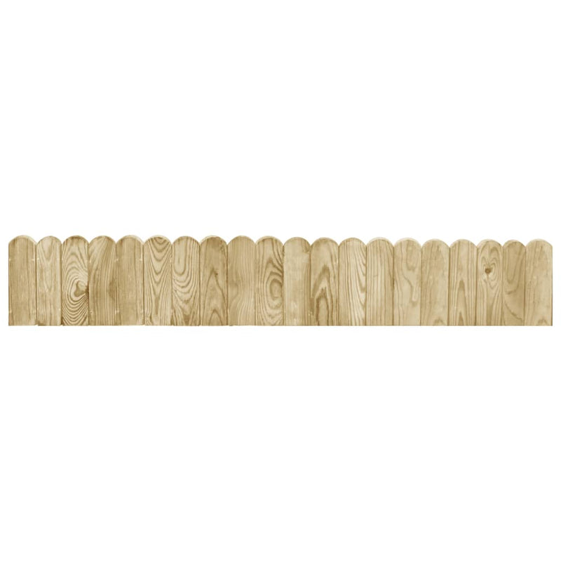 Load image into Gallery viewer, VidaXL Gazonranden 2 st 120 cm geïmpregneerd grenenhout