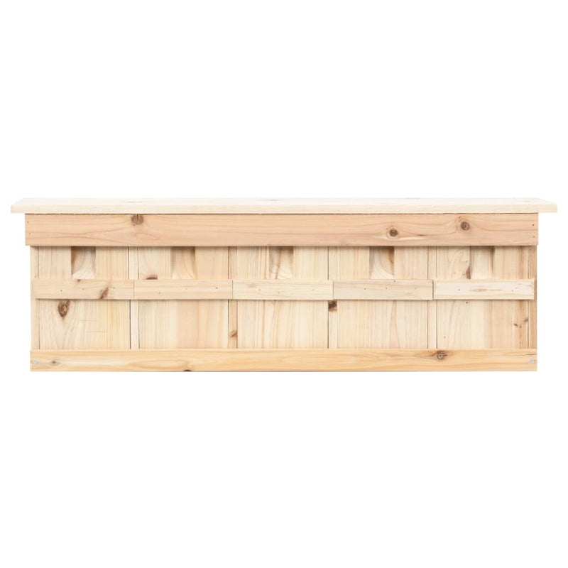 ギャラリービューアに画像をロードする, Vidaxl mussenhuis met 5 kamers 68x15x21 cm vurenhout