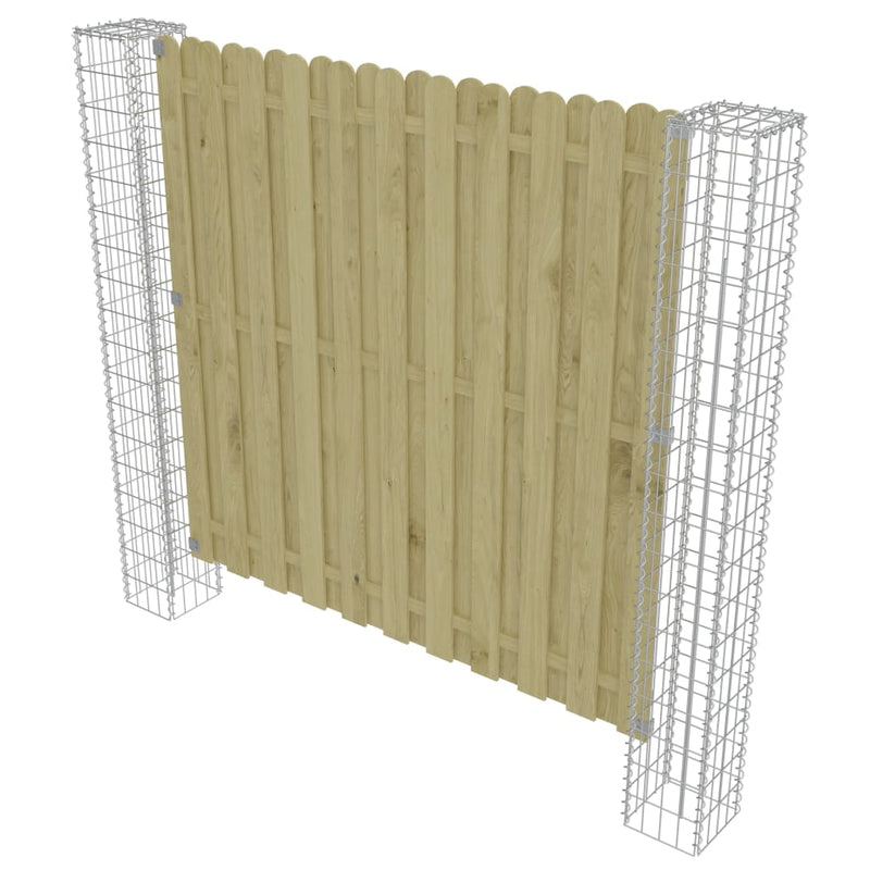 Load image into Gallery viewer, VidaXL Schanskorfpalen 2 st 20x20x190 cm gegalvaniseerd staal