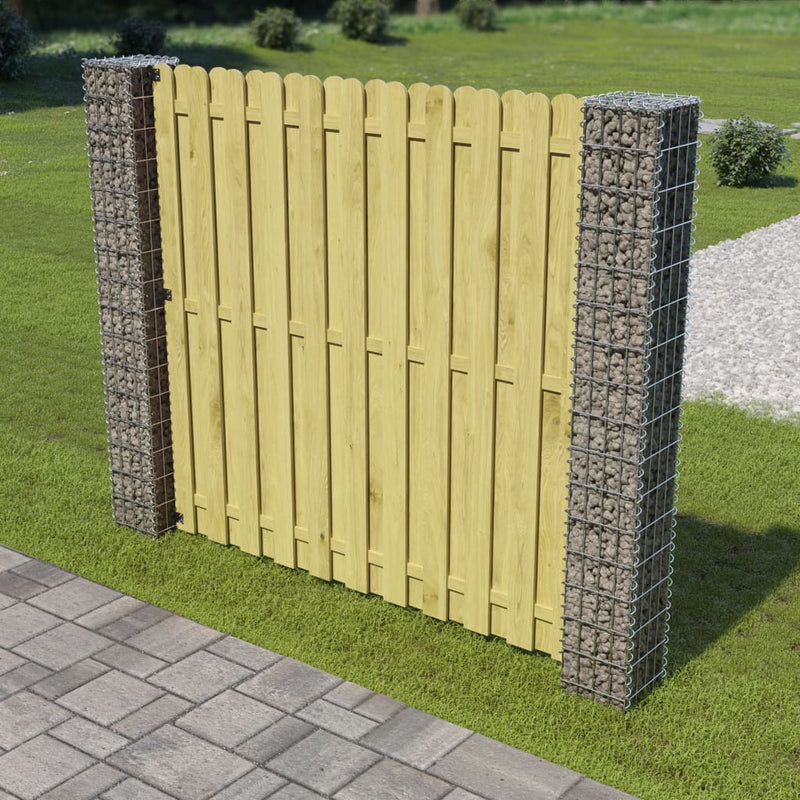 Load image into Gallery viewer, VidaXL Schanskorfpalen 2 st 20x20x190 cm gegalvaniseerd staal