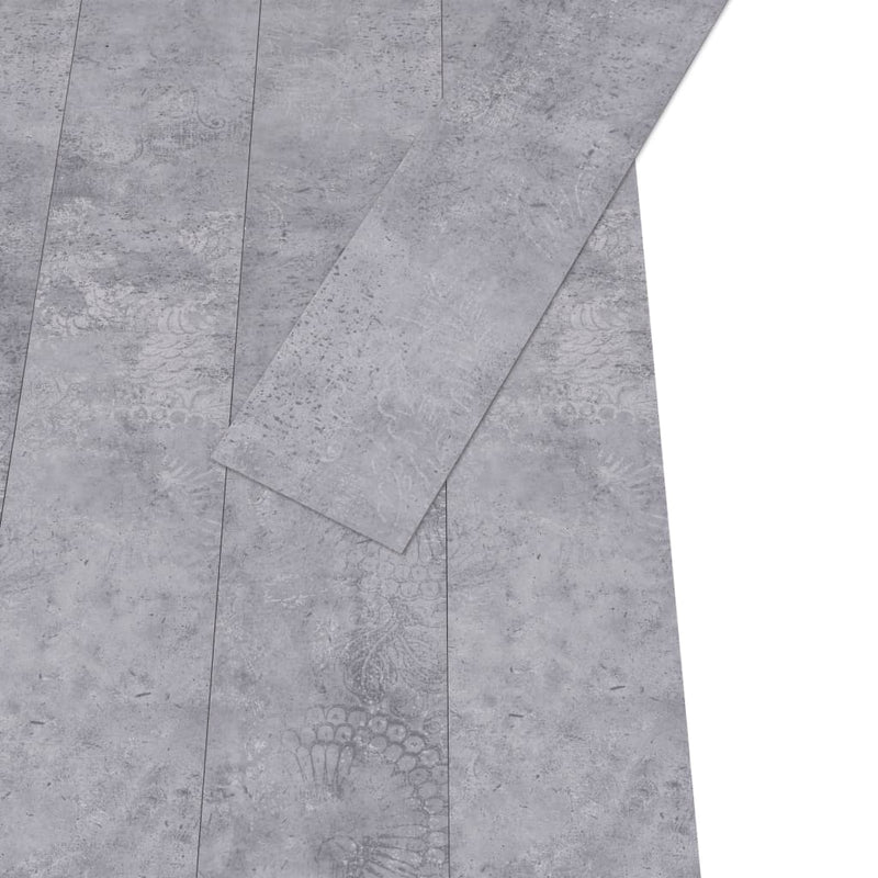 Load image into Gallery viewer, Vidaxl vloerplanken niet-zelfklevend 5,26 m² 2 mm pvc cementgrijs